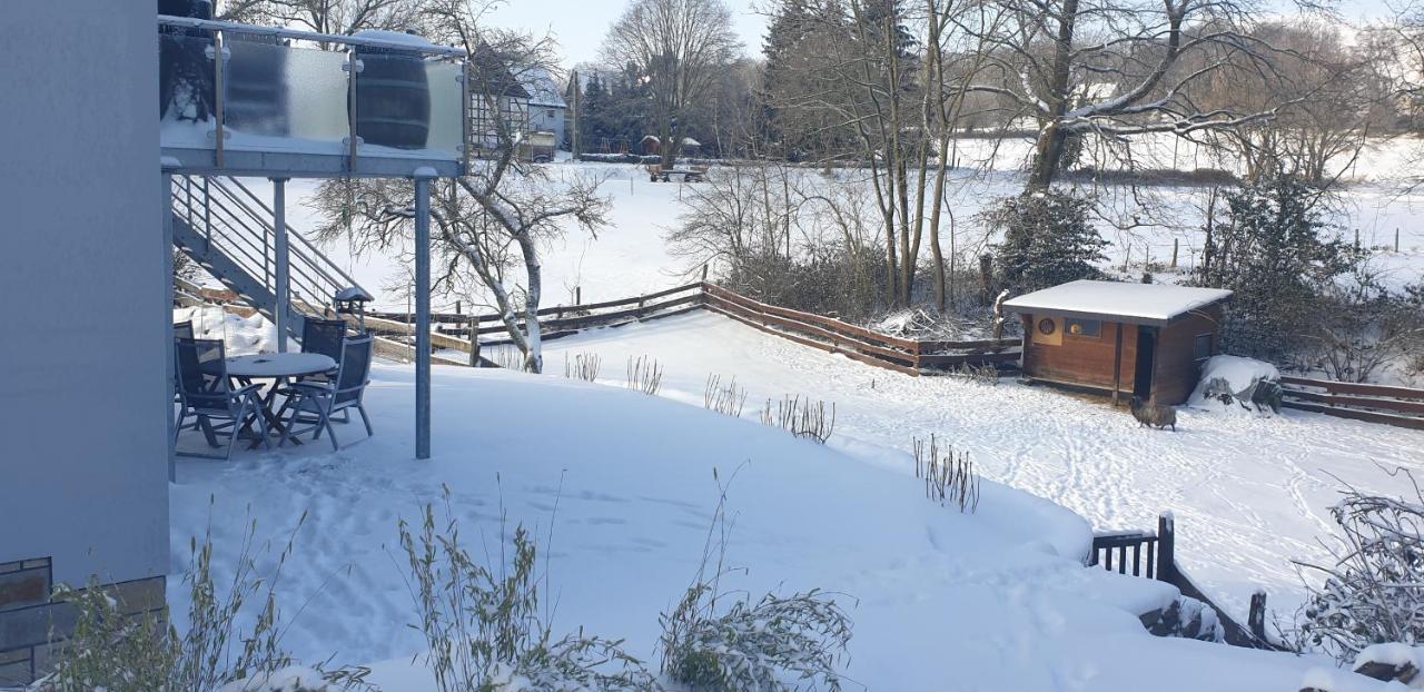 Souterrainwohnung im Grünen Witten Exterior foto