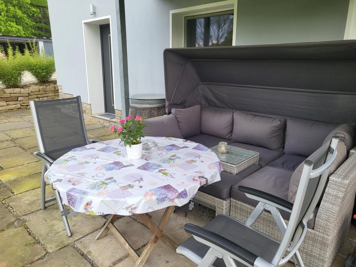 Souterrainwohnung im Grünen Witten Exterior foto